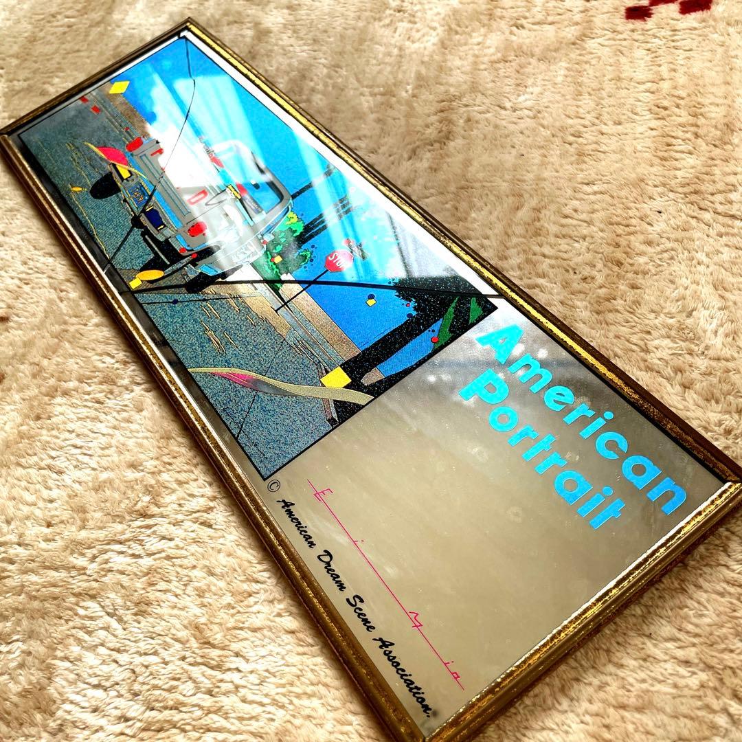 当時モノ 希少】EIZIN SUZUKI 鈴木英人 インテリア ミラー