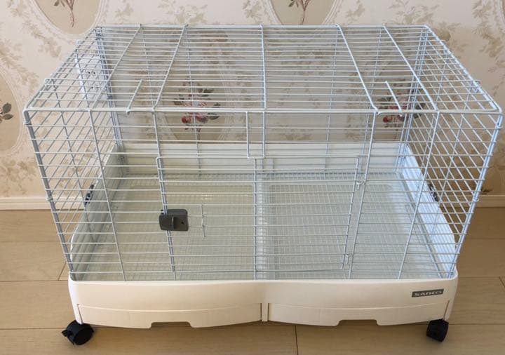 うさぎ・モルモット用飼育ケージ イージーホーム エボ 80 ホワイト