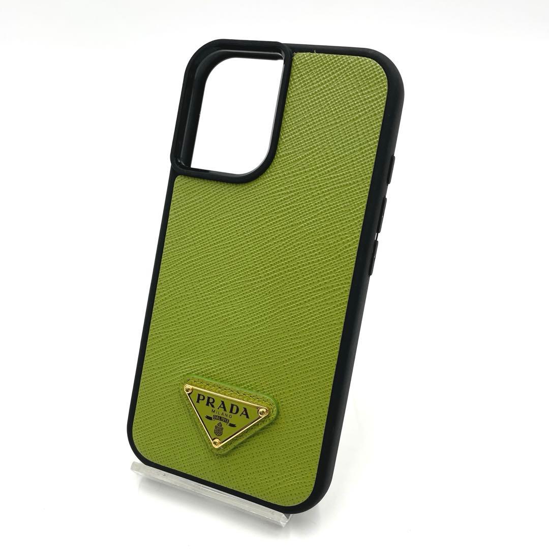 【ほぼ未使用】PRADA iPhone16 スマホケース プラダ 携帯 ケース iphone16/16プロ/15/14pro スマホケース カード