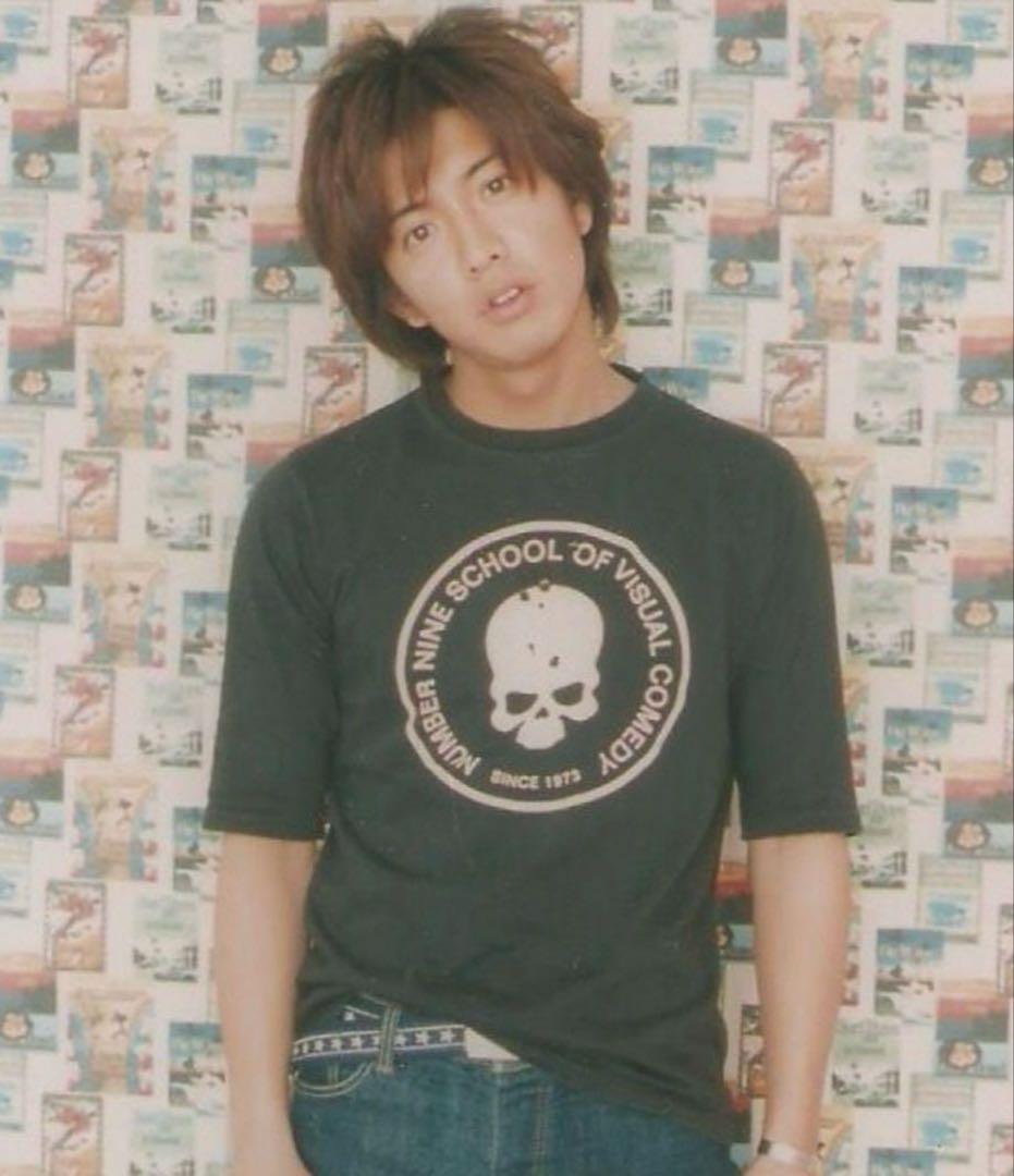 ナンバーナイン黒 スカル キムタク ドクロTシャツタイム期 01年 宮下期