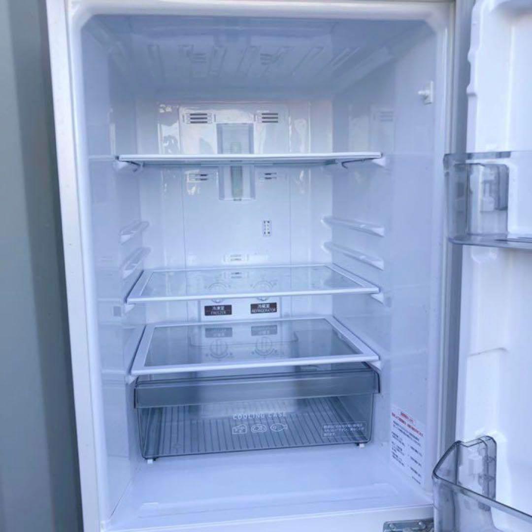 取付無料！三菱低温ケース搭載マットホワイトおしゃれインテリア冷蔵庫！洗濯機