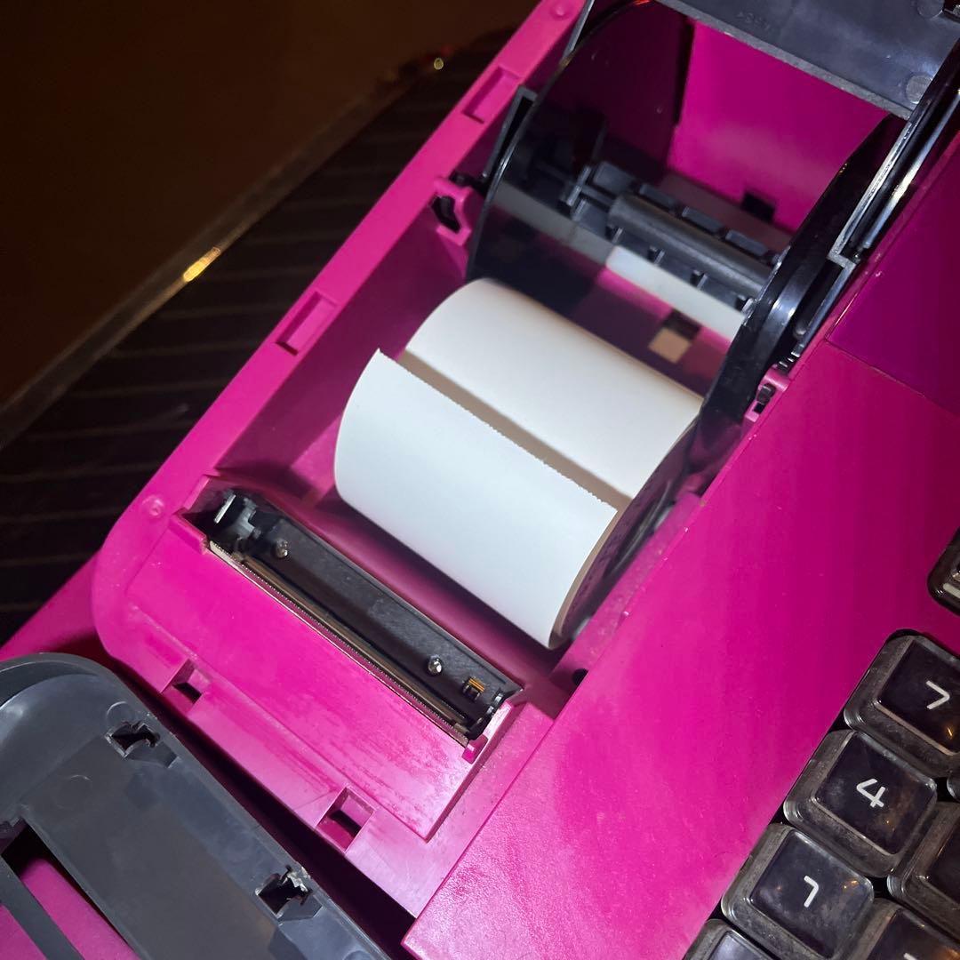 レジスタ CASIO ピンク色 NL-100