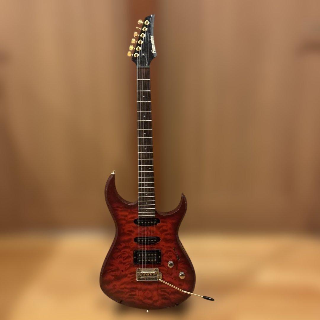 【初心者です】金ロゴ FERNANDES トレモロアーム付・新品弦張替済 初心者です様専用】金ロゴ FERNANDES トレモロアーム付・新品弦張替済