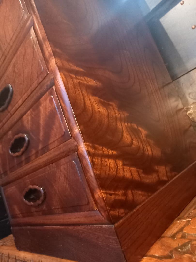 和物 高級 木組細工 欅 良杢目 無垢材 一枚板 重厚