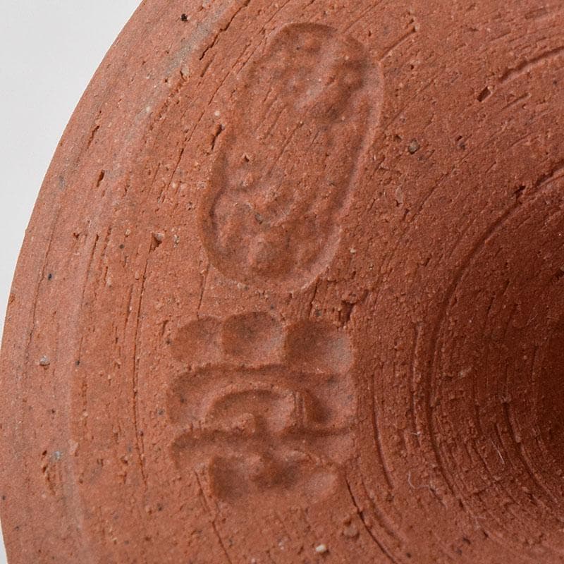 和食器　虫明焼　松本学作　足付向付　五客　共箱　V R9384H