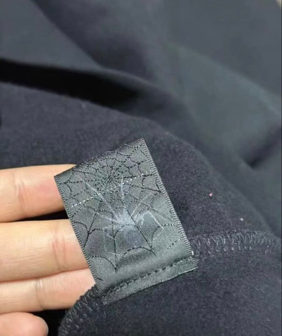 sp5der 星柄 フード付きパーカー