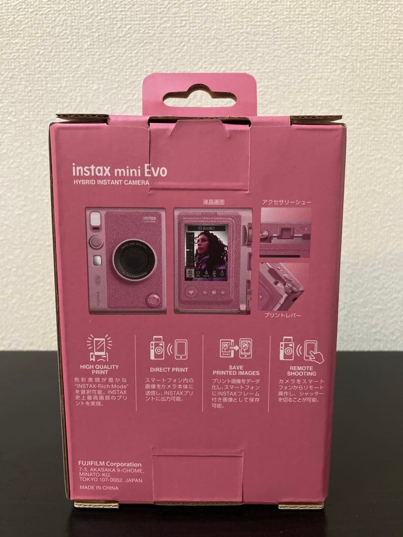 チェキ instax mini Evo ピンク 竹田麗央Edition 新品 - メルカリ