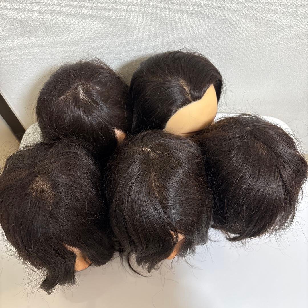美容師　カットウィッグ　5体セット　トレーニング