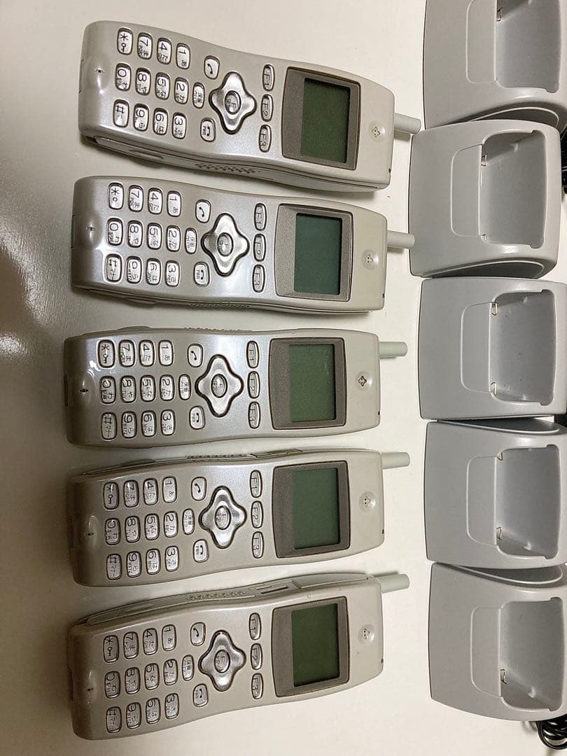 PHS子機 OKI オキUM7700 計5台セットナースコール中古