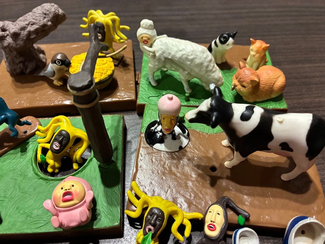 19体+付属品 まとめ売り 初期シリーズ こびとづかん キャラクター フィギュア