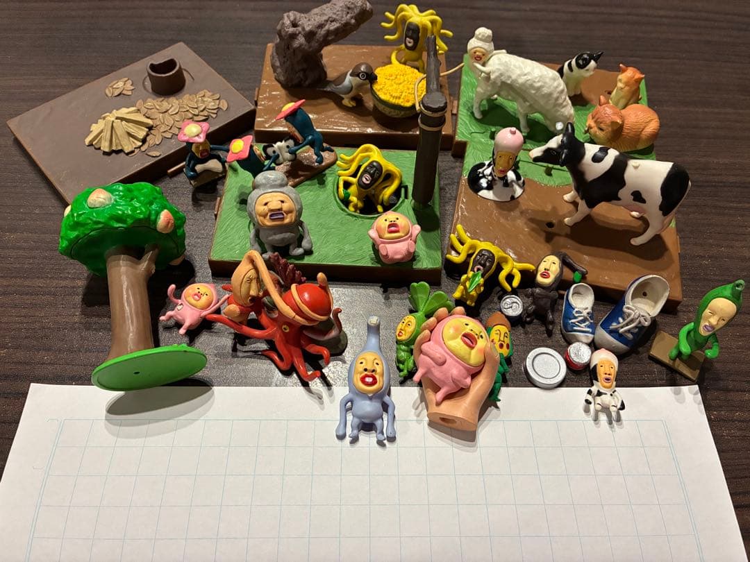 19体+付属品 まとめ売り 初期シリーズ こびとづかん キャラクター フィギュア