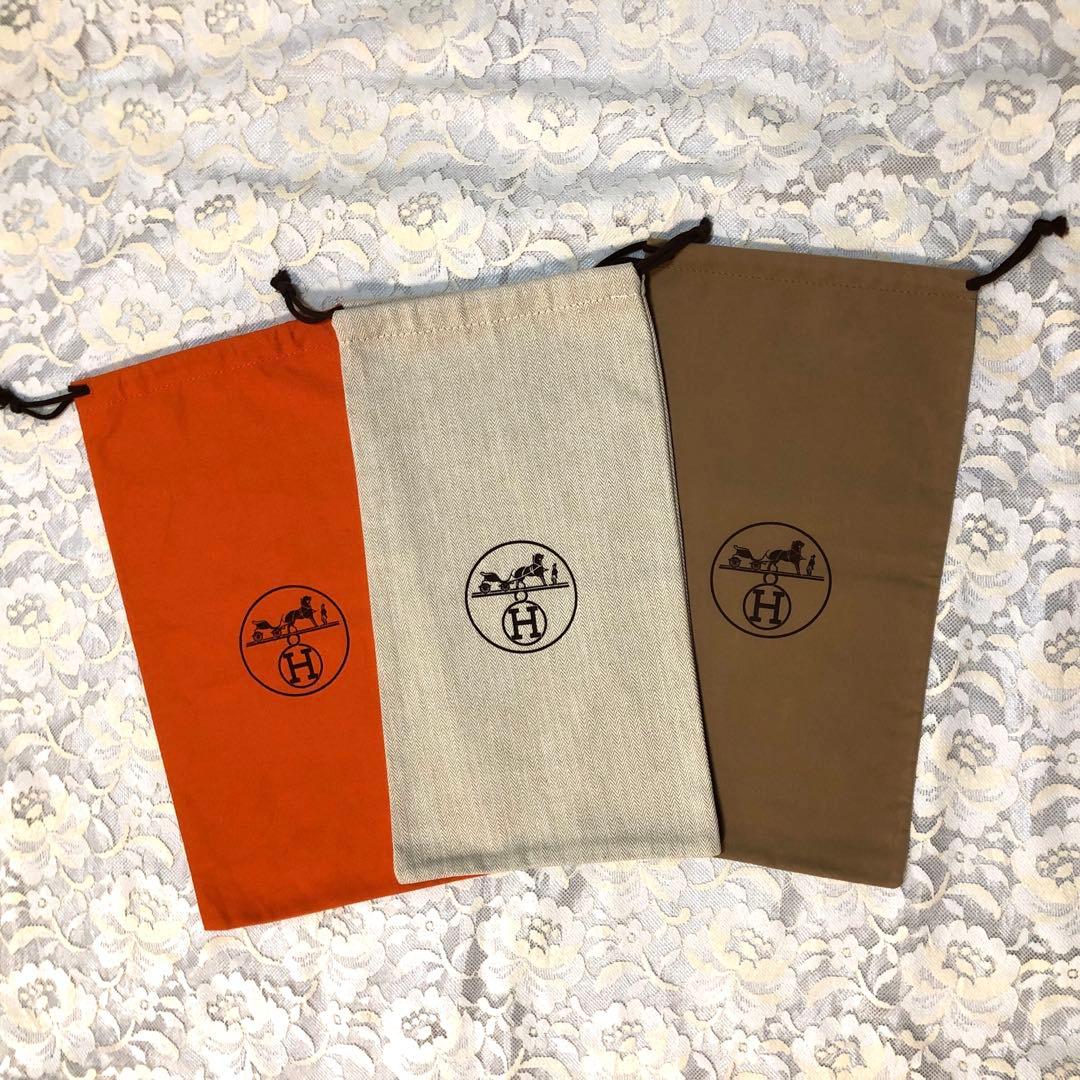 Hermes 巾着袋 3個セット