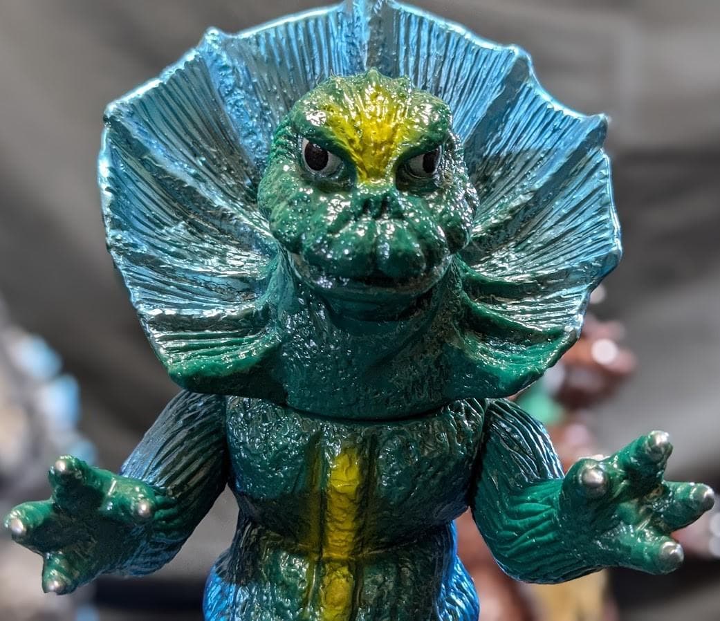 初ゴジラ＆ゴメス＆ジラース（やまなや怪獣郷）ソフビフィギュア３体セット