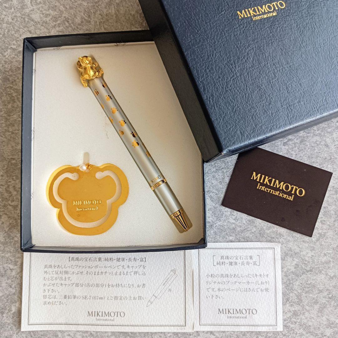 MIKIMOTO ボールペン 真珠 花 楽天市場】新品同様 MIKIMOTO ミキモト