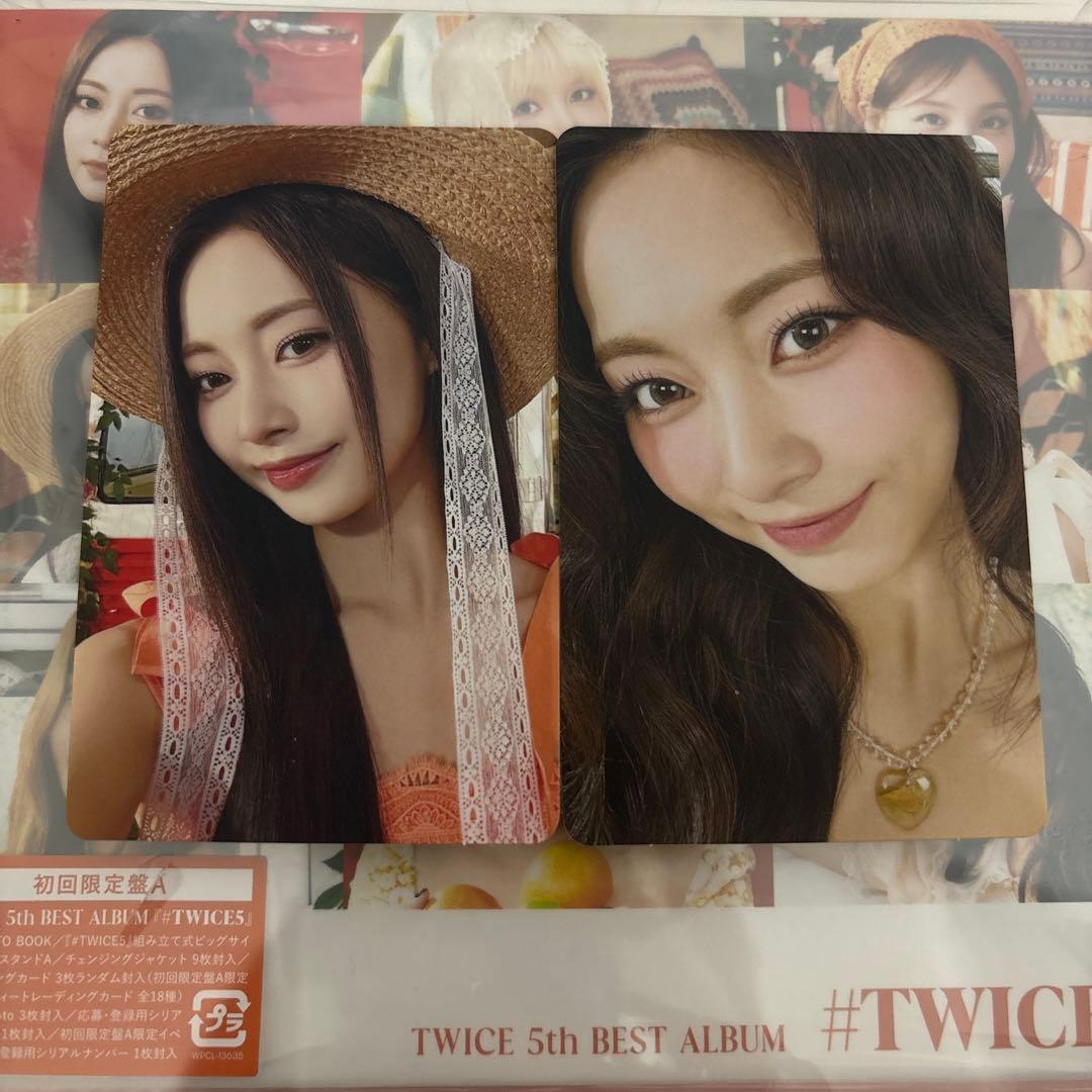TWICE5初回限定盤A B トレカ 36枚クリアトレカ 10枚 コンプ