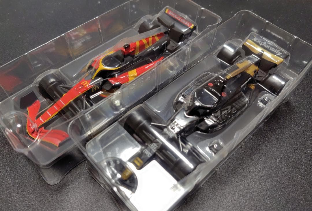 映画F1マクドナルドコラボ 1/43ミニカー ラテンアメリカ限定 2台セット