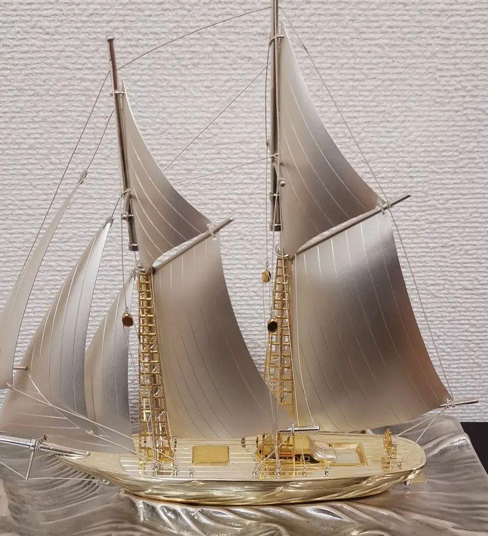 武比古作 銀製ヨット silver 985