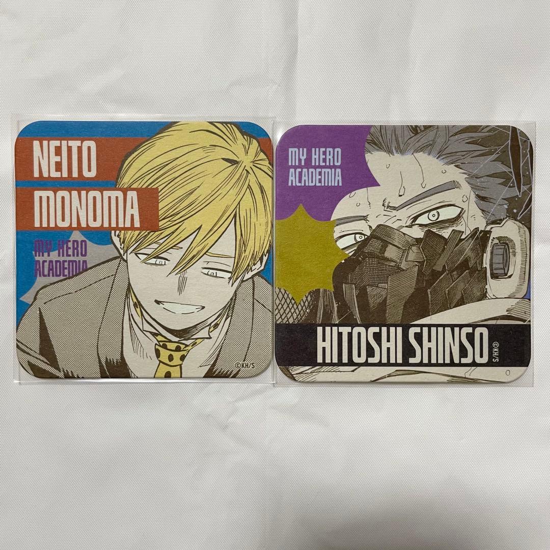 僕のヒーローアカデミア 原画展 アートコースター 物間寧人 心操人使