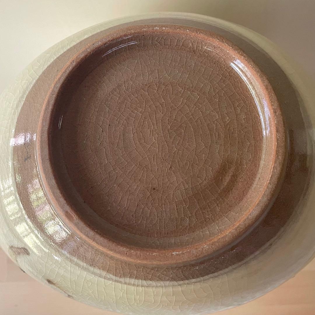 白磁鉄絵魚文扁壺 刷毛目 金九漢 韓国美術 李朝写し