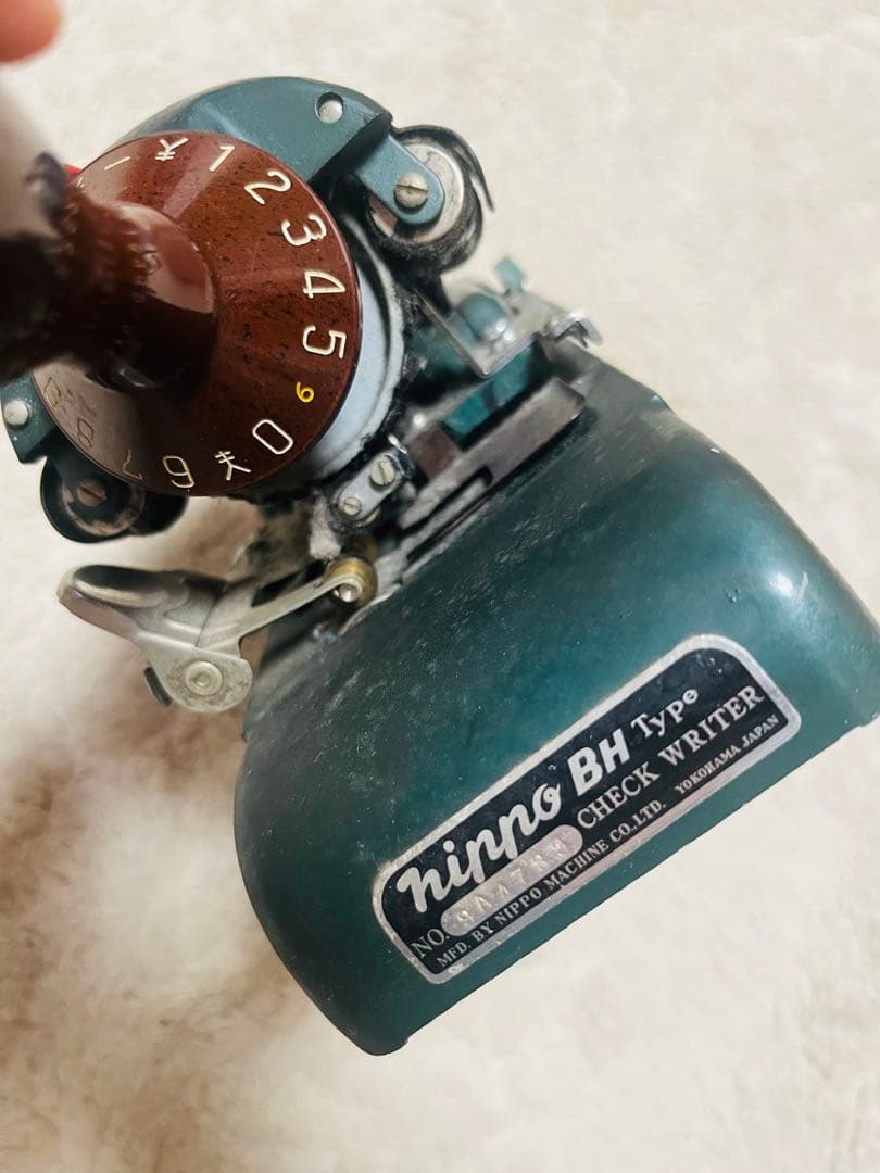 nippo製　BHタイプ　昭和レトロ　ナンバリング