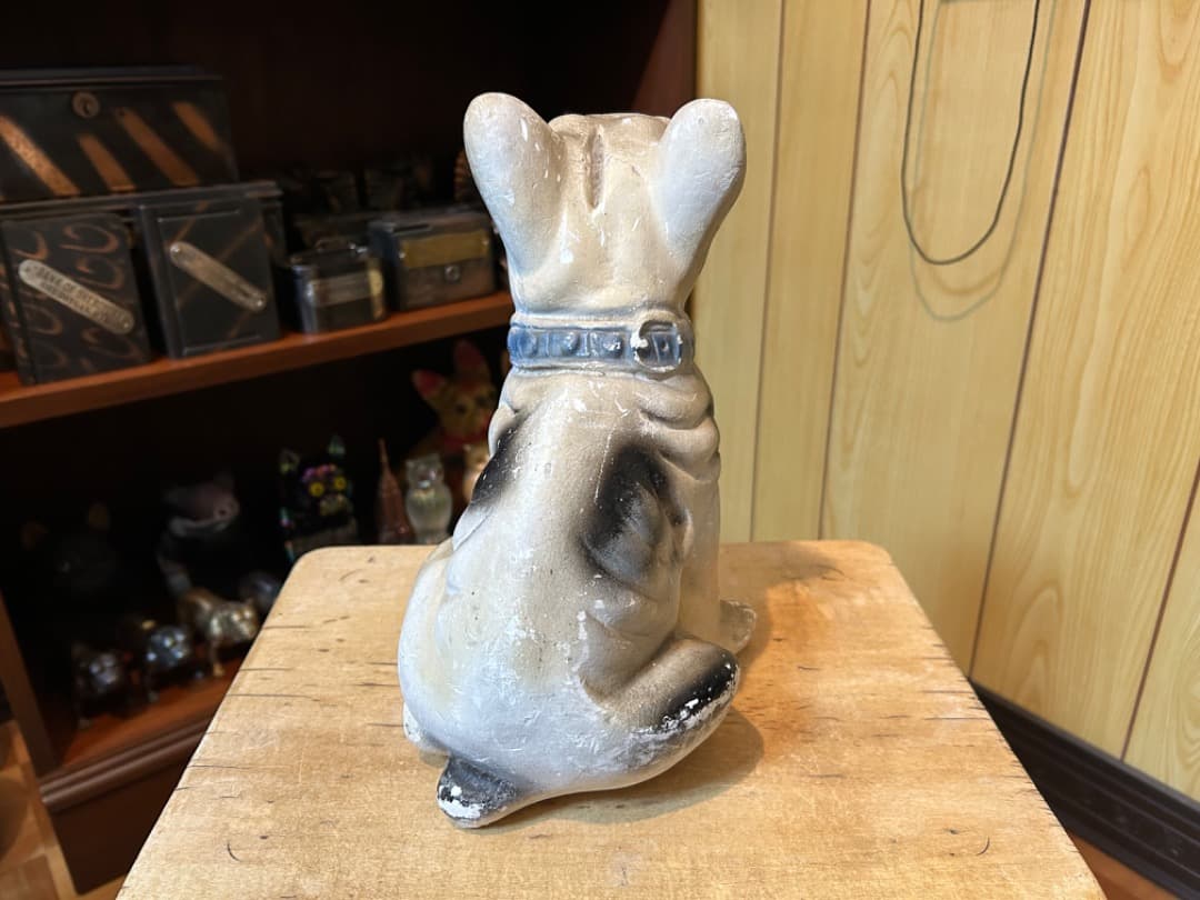 ビンテージ Chalkware Bulldog チョークウェア ブルドッグ - メルカリ