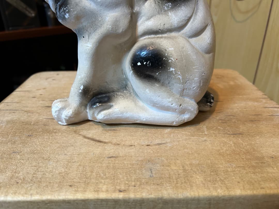 ビンテージ Chalkware Bulldog チョークウェア ブルドッグ - メルカリ
