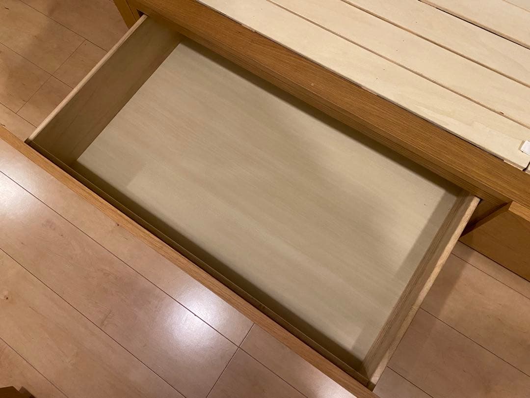 無料配送〜無印良品スモールベッド収納付unicoイームズLOWYAマニフレックス