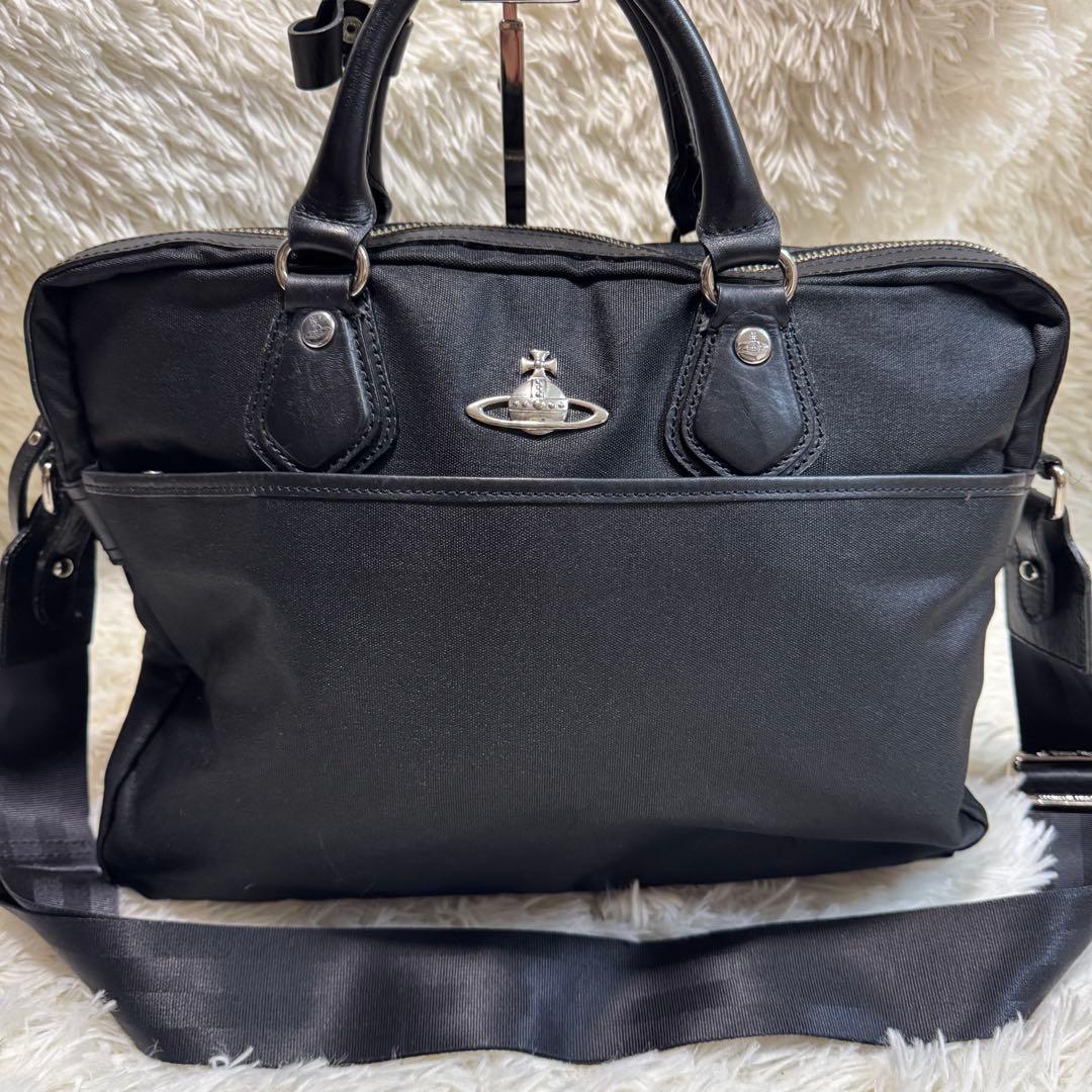 Vivienne Westwood man ビジネスバッグ　カラー(黒)