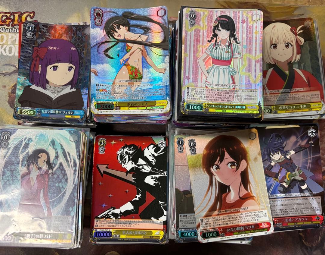ヴァイスシュヴァルツ 大量 SR RR など まとめ売り 1400枚 - メルカリ