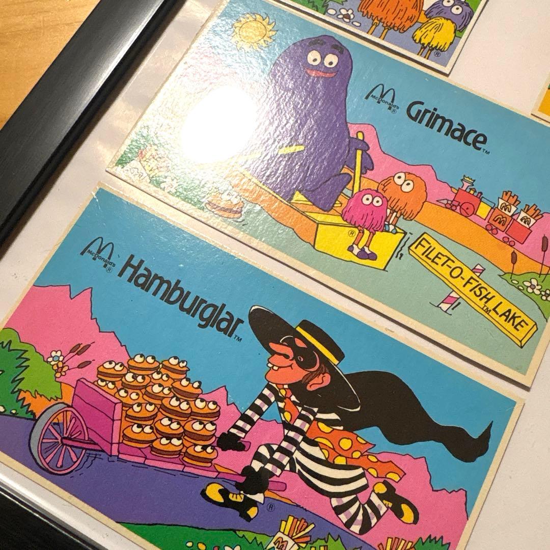 1980年 マクドナルドランド クッキー ボックスカード フルセット