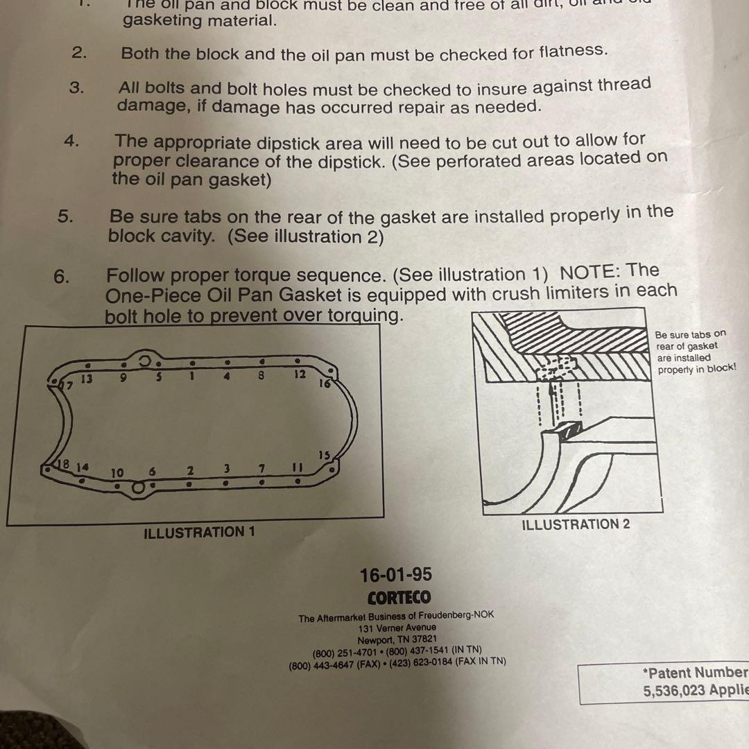 シボレー 1975-85 オイルパンガスケット - WWW.MAINLINEDENTALLAB.COM