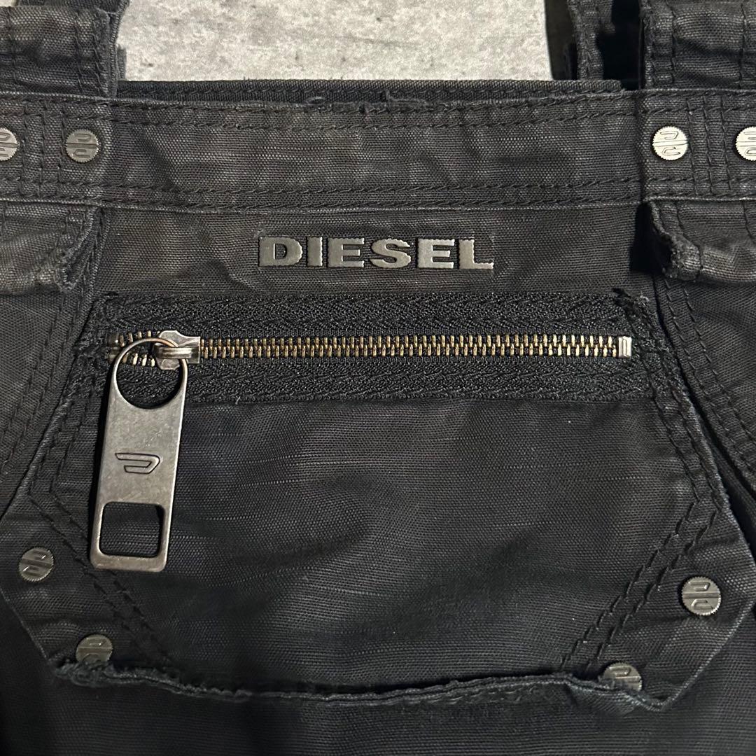 DIESEL archive metal logo ショルダーバッグ Y2K ①