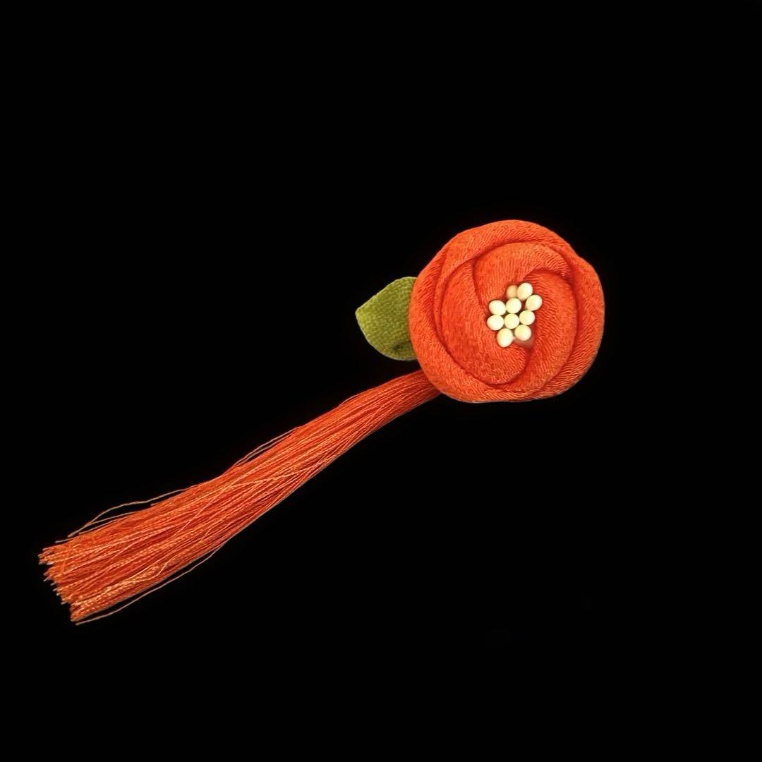 専用です。 日本髪 髪飾り 七五三(7歳) 橙色