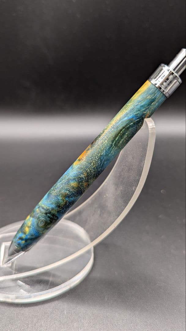 452ペン工房翌檜 スタビライズドウッドバーチバール 木軸シャーペン