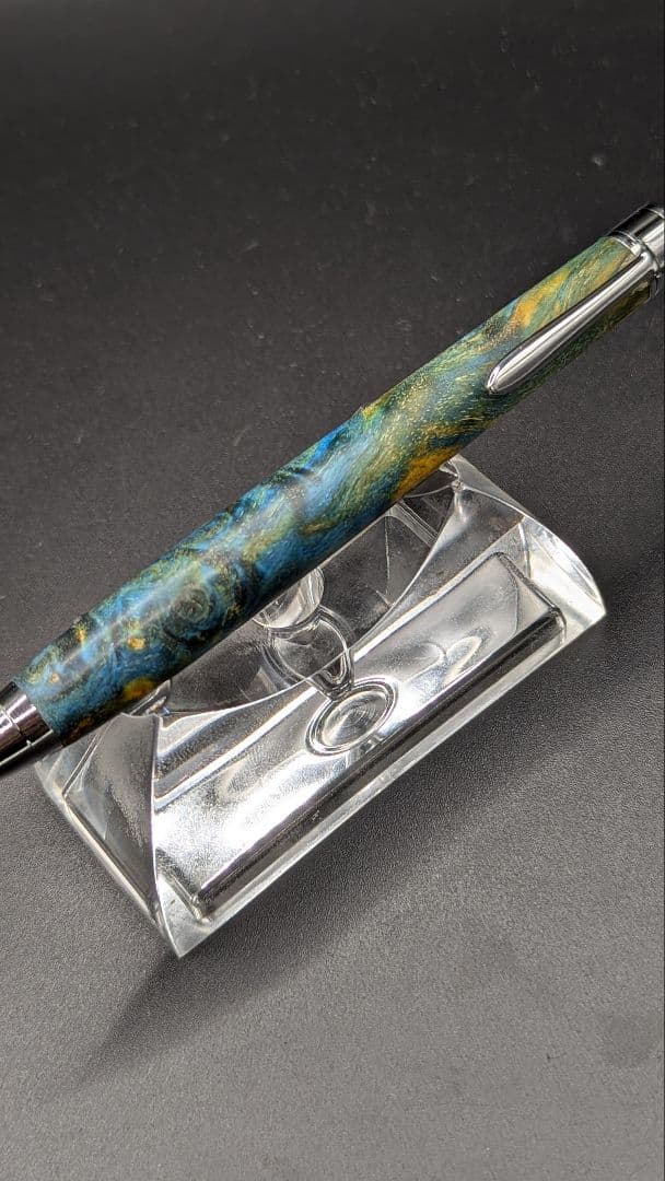 452ペン工房翌檜 スタビライズドウッドバーチバール 木軸シャーペン