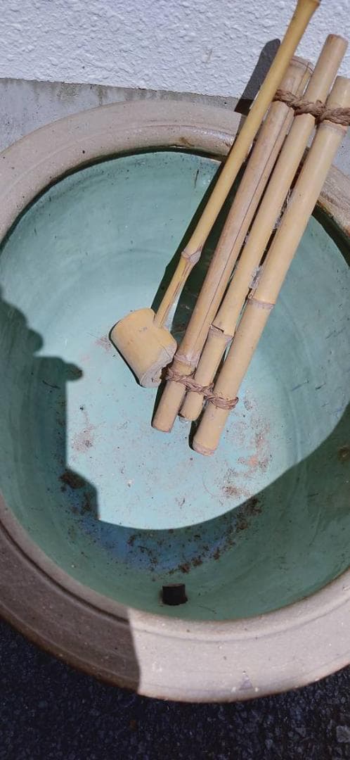 激レア　陶器　水鉢　水槽　亀　メダカ　庭　ガーデニング Y