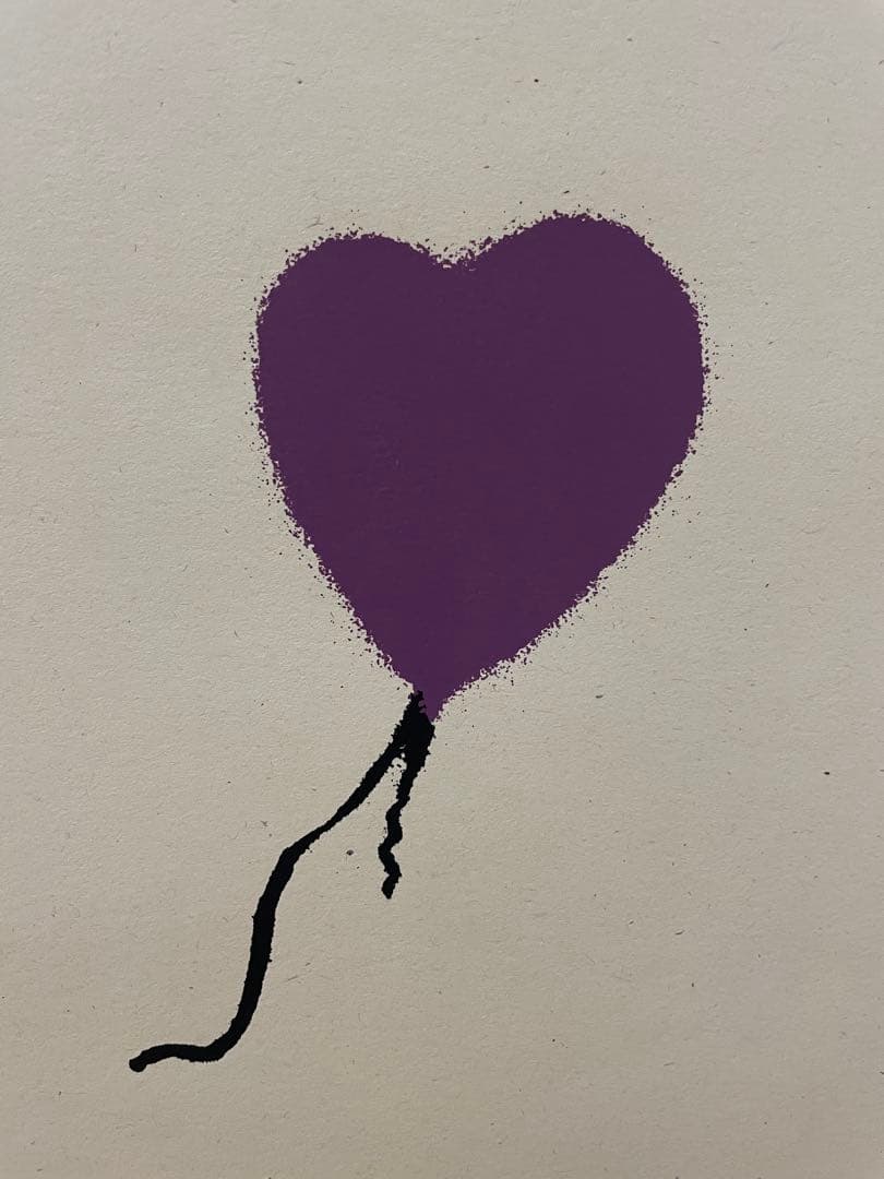 《WCP》 バンクシー　Girl with Balloon シルクスクリーン