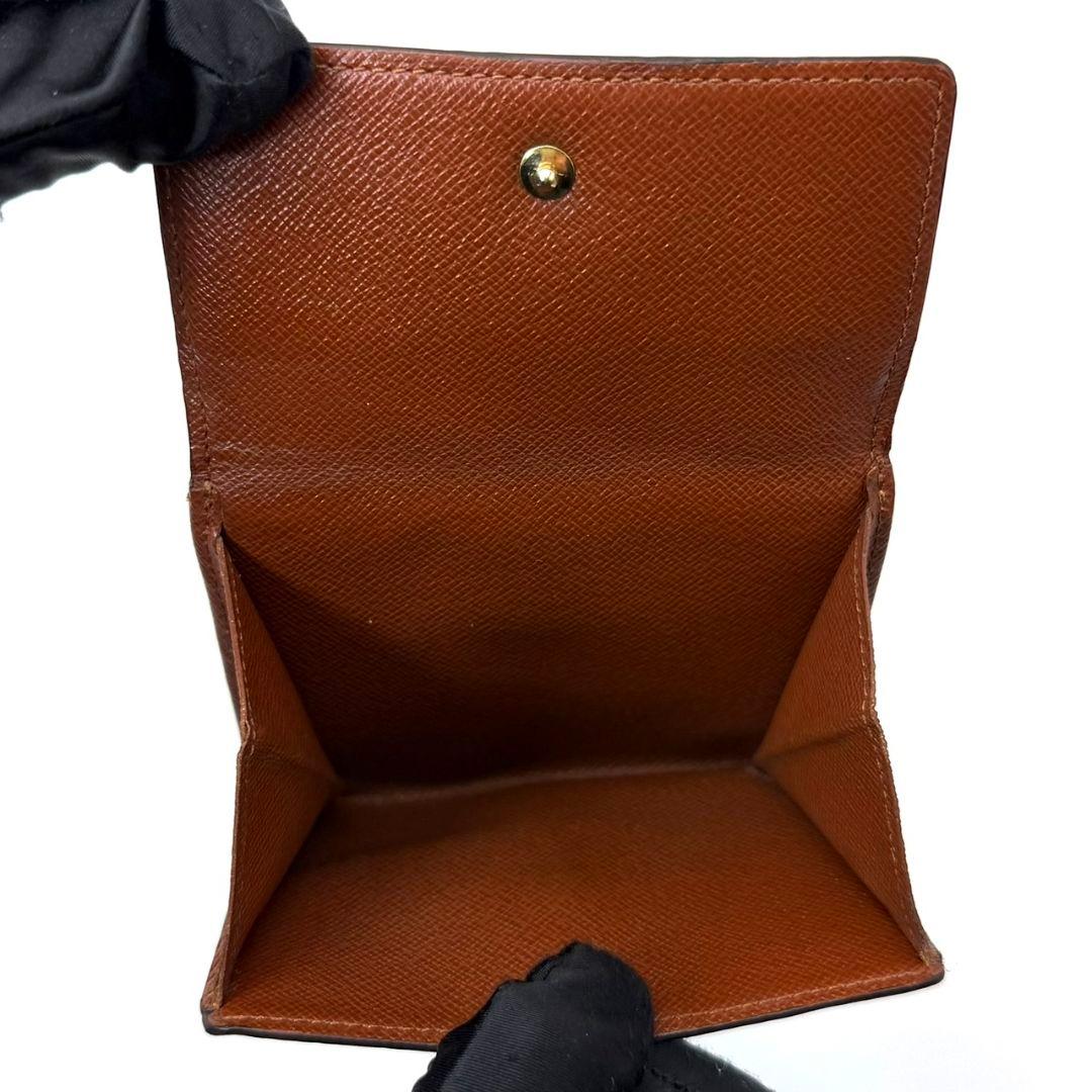美品 ルイヴィトン モノグラム ポルトモネ ビエ カルトクレディ 財布 茶色 W