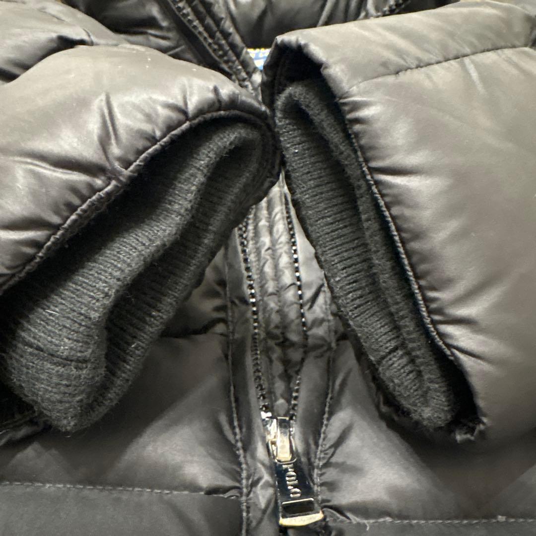 美品　Polo Ralph Lauren ブラックダウンコート 2T