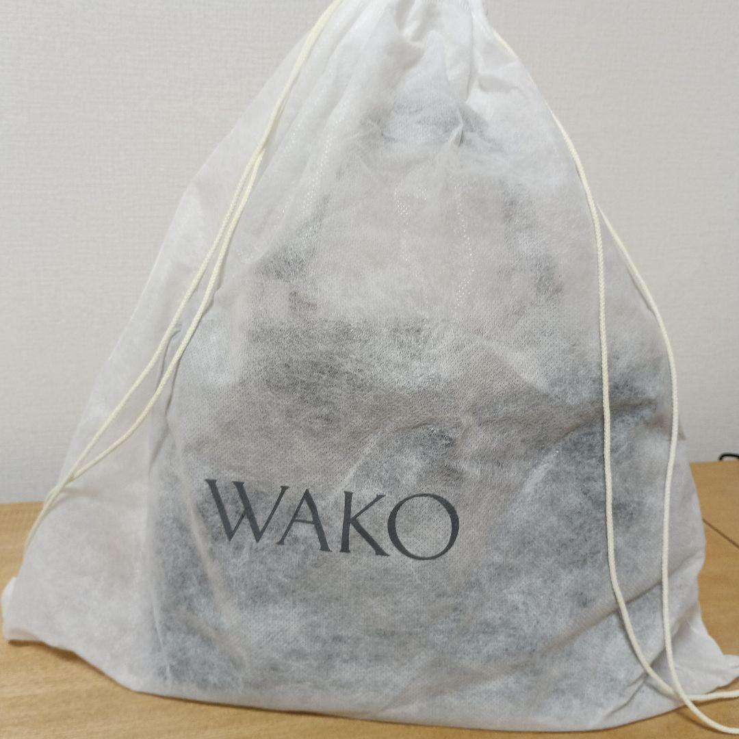 【和光】エナメルバッグ　ブラック