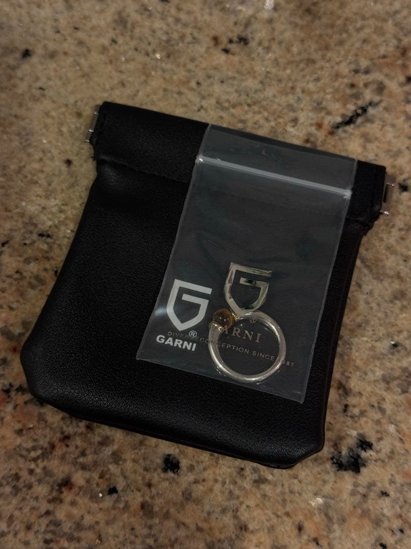 【GARNI】Baroque Ring BROWN 15号