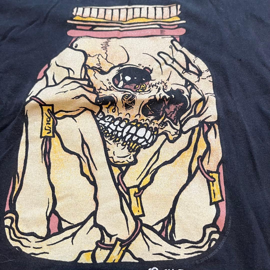 Pushead パスヘッド Tシャツ 黒 zorlac septic death - メルカリ