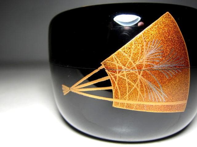 棗 『一瓢斎 而妙斎書付』 大棗 老松蒔絵 花押 お茶道具 茶道 書付箱