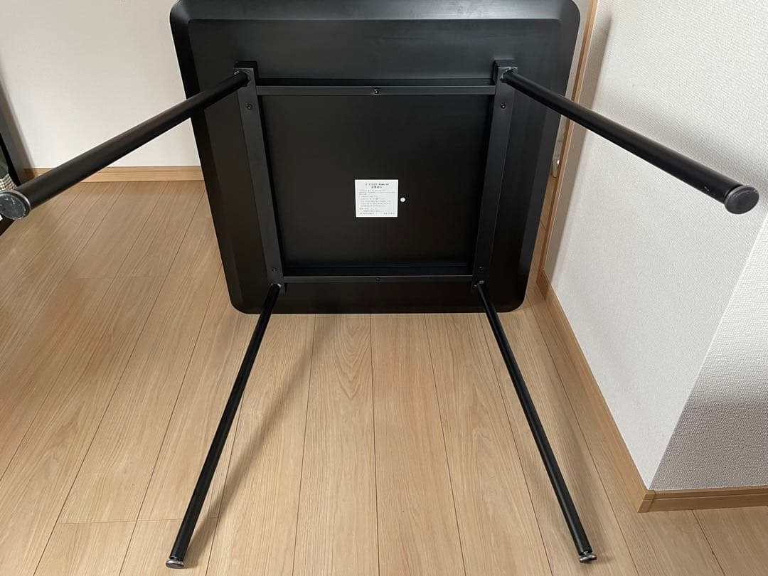 【東京インテリア】80×80 ダイニングテーブル 石目調 2人用 コンパクト