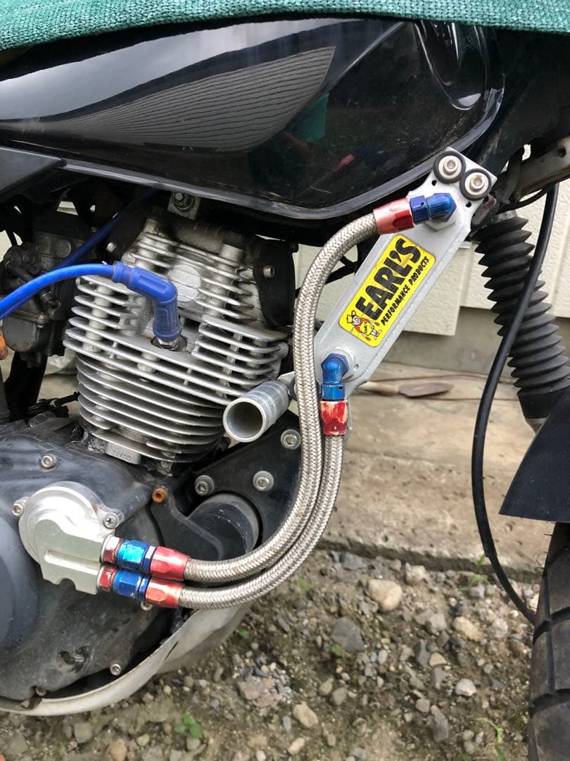 TW200・225用 EARL'S アールズオイルクーラー