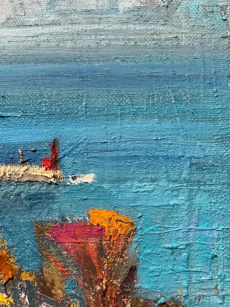 ま*も様 「真作」太佐寿一郎 風景画 油彩画 額装 サイン有り F6号