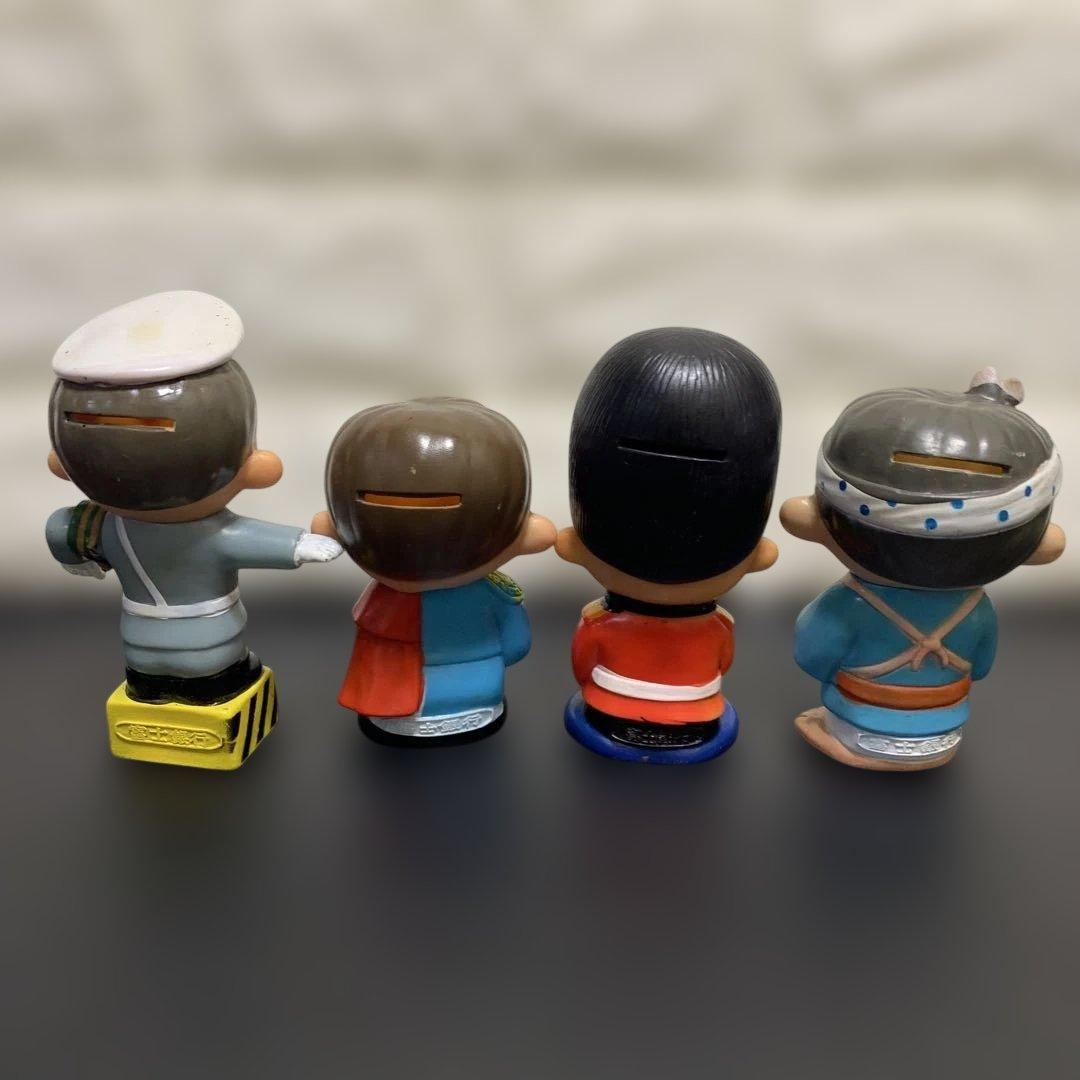 銀行 ソフビ貯金箱 ノベルティ 当時物　まとめ15個