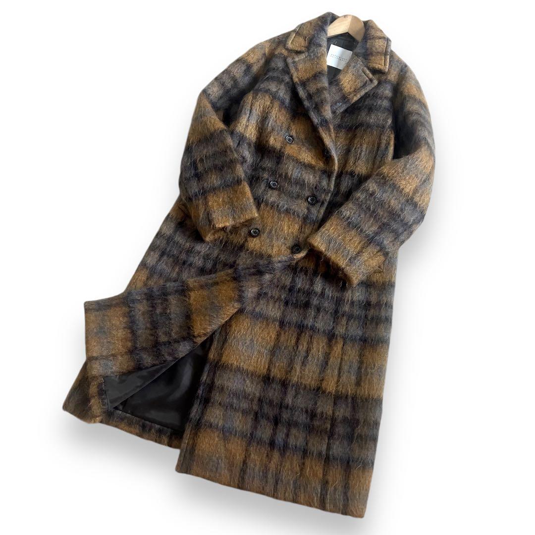 極美品 マッキントッシュ フィロソフィー モヘアシャギー ダブル