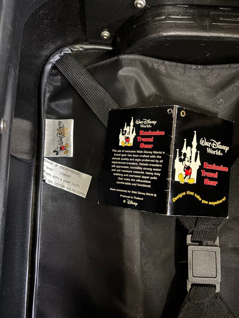 ディズニー ミッキー キャリーケース 布製 スーツケース ディズニー