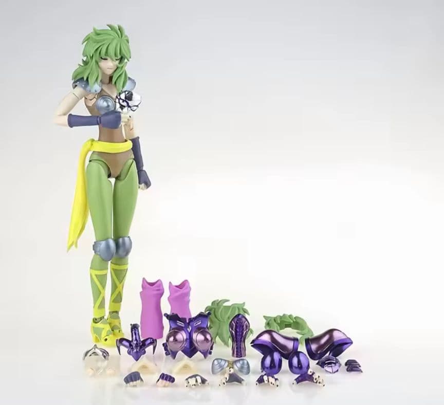 聖闘士聖衣神話サイズ　白銀聖闘士　蛇遣い星座　シャイナ　新規造形フェイス付き